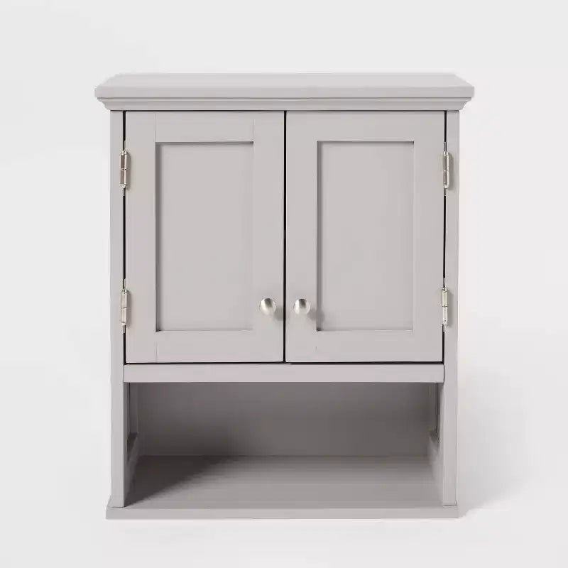 Pensile da muro in legno grigio