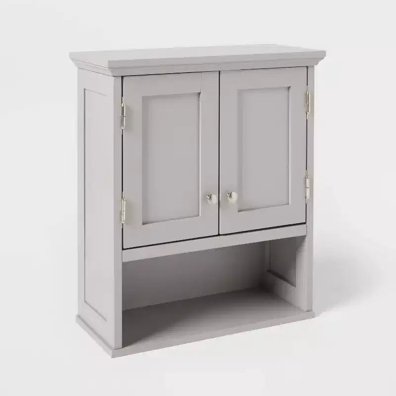 Pensile da muro in legno grigio
