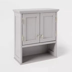 Pensile da muro in legno grigio