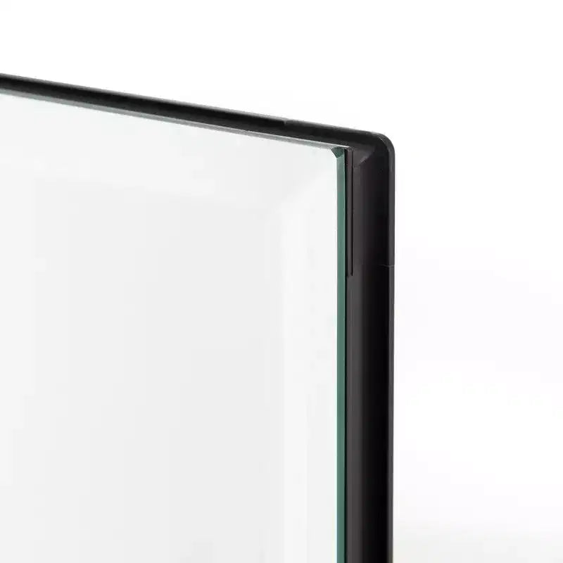 Mobiletto da bagno 26 x 20 con specchio, cornice in acciaio inossidabile, 2 ripiani regolabili, armadietto a muro per medicinali, rettangolare, da incasso, nero