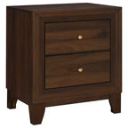 Coaster,Welsley 2-drawer Nightstand Bedside Table Walnut