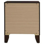Comodino con 2 cassetti Welsley, noce