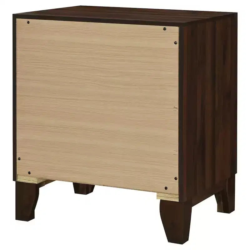 Comodino con 2 cassetti Welsley, noce