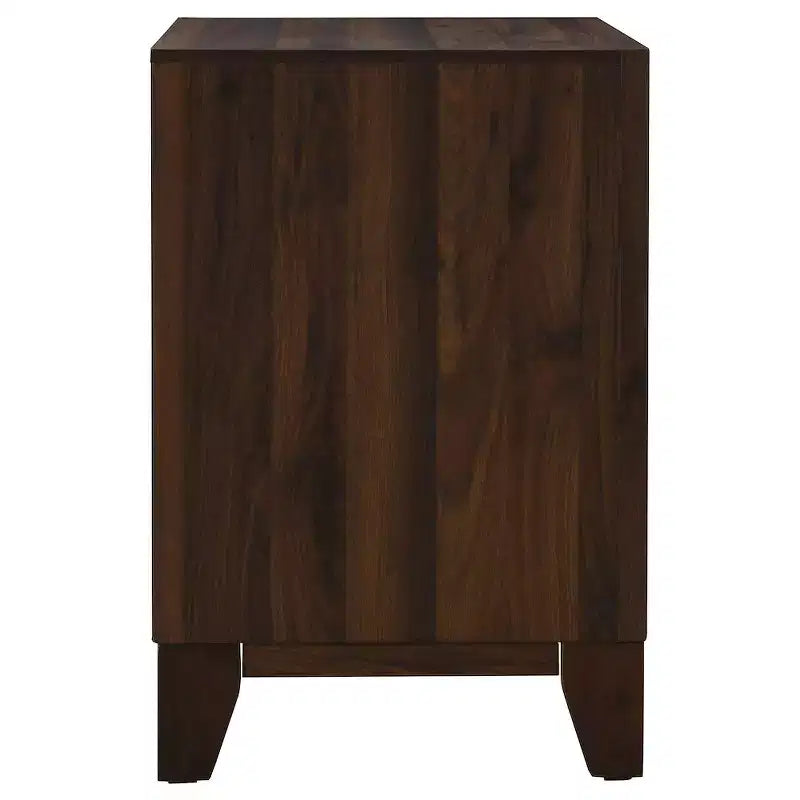 Comodino con 2 cassetti Welsley, noce