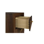Comodino con 2 cassetti Welsley, noce