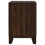 Comodino con 2 cassetti Welsley, noce
