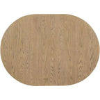 Set da pranzo da 5 pezzi in stile rustico, tavolo da pranzo rotondo allungabile in legno e 4 sedie imbottite