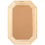 Specchio Zaira, 23,82 x 35,4 pollici, MRR9009, Bianco
