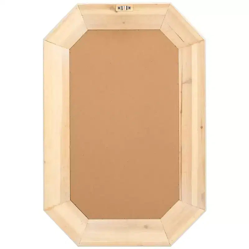 Specchio Zaira, 23,82 x 35,4 pollici, MRR9009, Bianco
