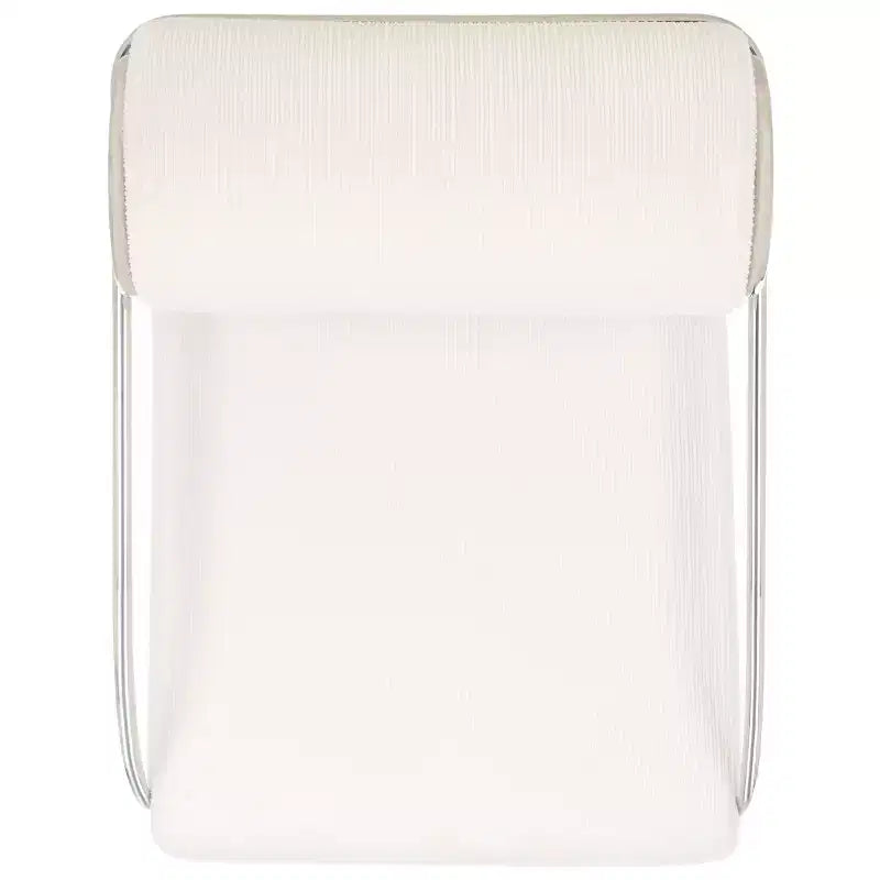 Poltrona accent Bethann con struttura in metallo, SFV5130, Bianco/Argento