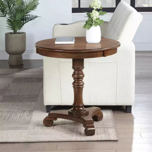Tavolino da salotto rettangolare con piano in MDF color marrone, altezza 25,5 pollici, 1 pezzo