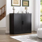 Mobiletto contenitore a colonna, Mobiletto decorativo in legno per casa, ufficio, piccoli spazi, Nero, 31x31x16 pollici