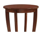 Tavolino Belmont Mid-Century Modern con ripiano a più livelli e design elegante per lampade, libri e accessori