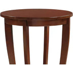 Tavolino Belmont Mid-Century Modern con ripiano a più livelli e design elegante per lampade, libri e accessori