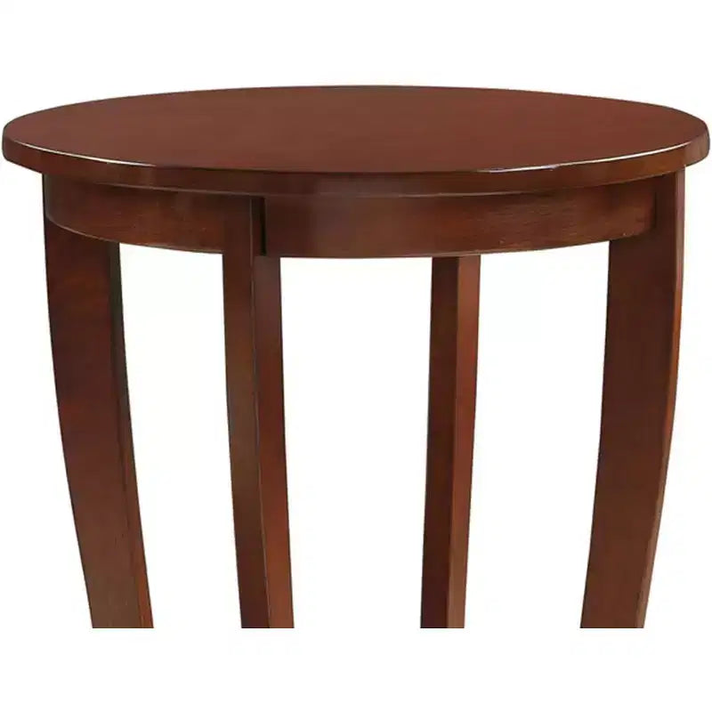 Tavolino Belmont Mid-Century Modern con ripiano a più livelli e design elegante per lampade, libri e accessori