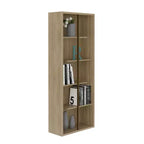 Libreria standard a 5 ripiani in legno di pino