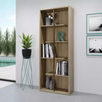 Libreria standard a 5 ripiani in legno di pino