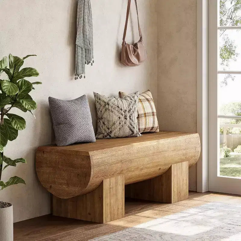 Panca contenitore imbottita, similpelle, trapuntata, 110 x 40 x 45 cm (L x P x A)