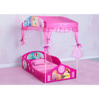 Lettino per bambini Princess Sleep and Play con baldacchino, certificato JPMA