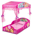 Lettino per bambini Princess Sleep and Play con baldacchino, certificato JPMA