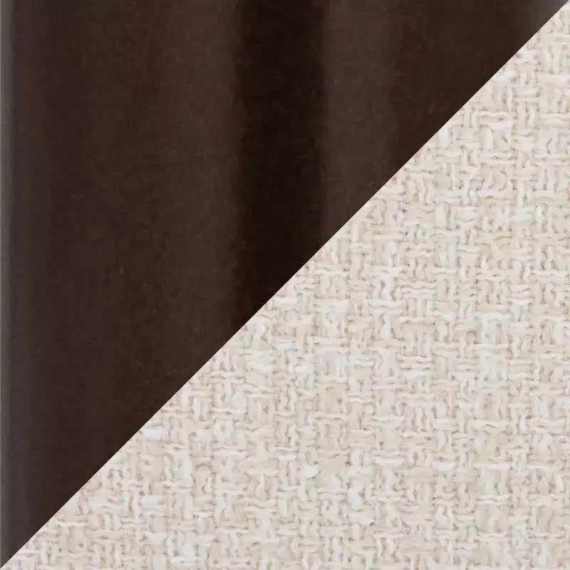 Sedia in tessuto Renee Noise con schienale in air mesh, Metallo color rame/Crema