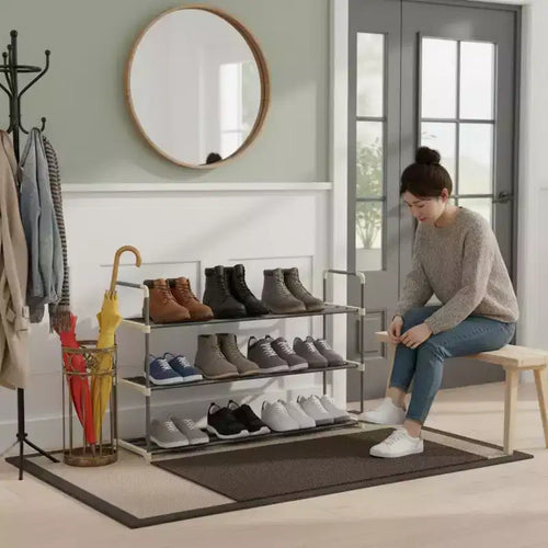 Scarpiera a 3 livelli per 18 paia di scarpe