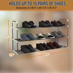Scarpiera a 3 livelli per 18 paia di scarpe