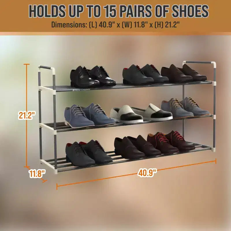 Scarpiera a 3 livelli per 18 paia di scarpe