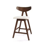 Set di 2 sgabelli da bar Stocker imbottiti altezza bancone