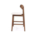 Set di 2 sgabelli da bar Stocker imbottiti altezza bancone