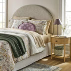 Comodino Harriett, legno naturale